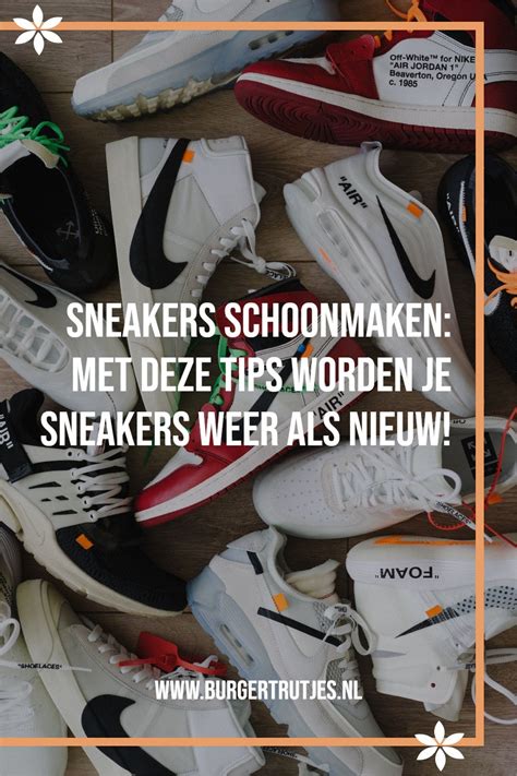 Sneakers schoonmaken: Met 10+ tips naar stralende sneakers.